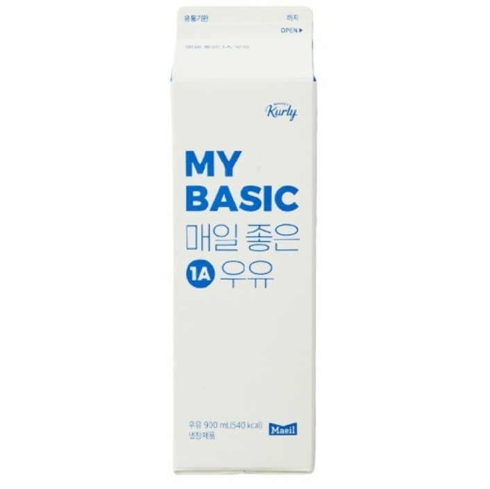 MY BASIC 매일 좋은 1A 우유 제품 이미지