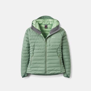 Rab 마이크로라이트 윈드스토퍼 후디(여) Dark Fig Green