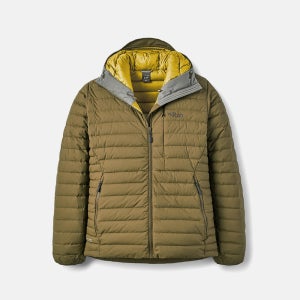 Rab 마이크로라이트 윈드스토퍼 후디 Oak