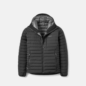 Rab 마이크로라이트 윈드스토퍼 후디 Black