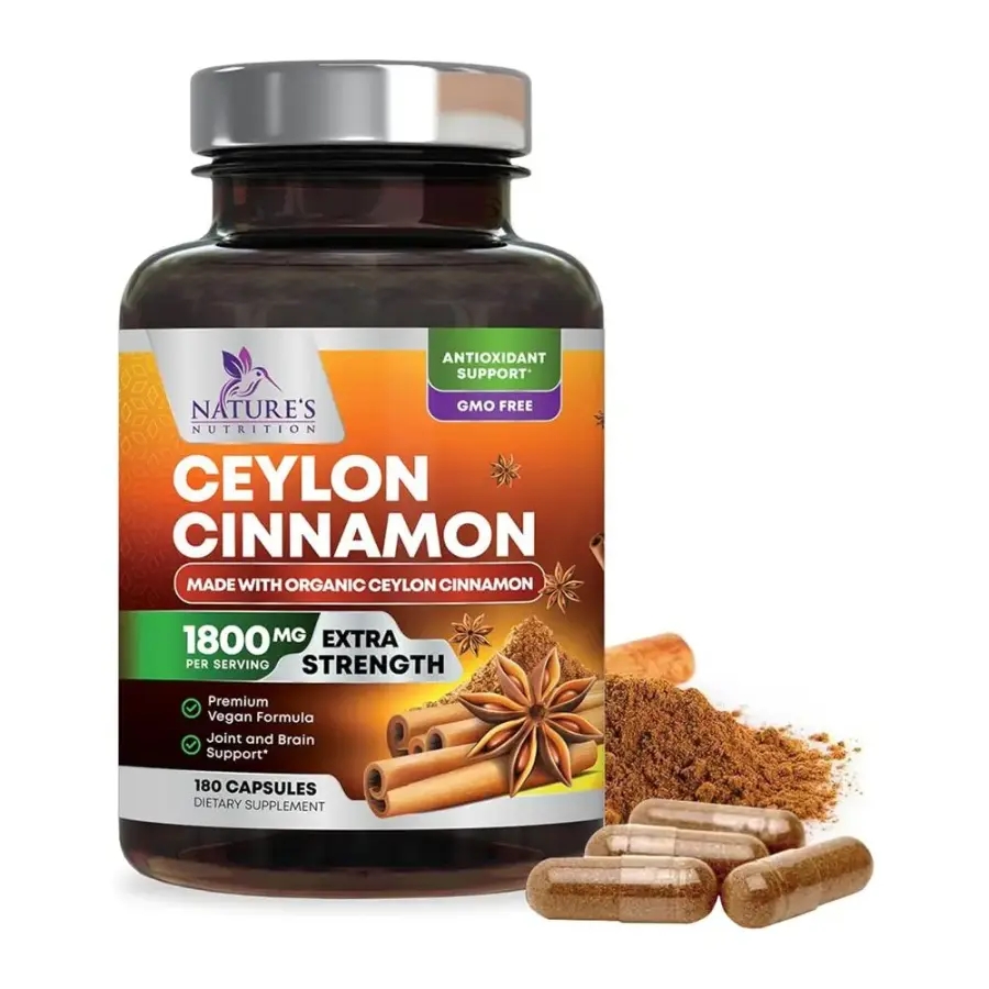 Natures Nutrition <b>네이처 뉴트리션</b> 실론 시나몬 1800mg