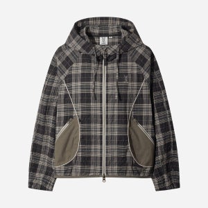 [디오디] 여성) 시어서커 체크 자켓(BROWN)