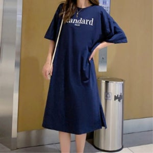 친절한탄씨 캐주얼룩 롱원피스 데일리 룩 원피스 여성 깔끔한 데일리룩 원피스 30대데일리룩