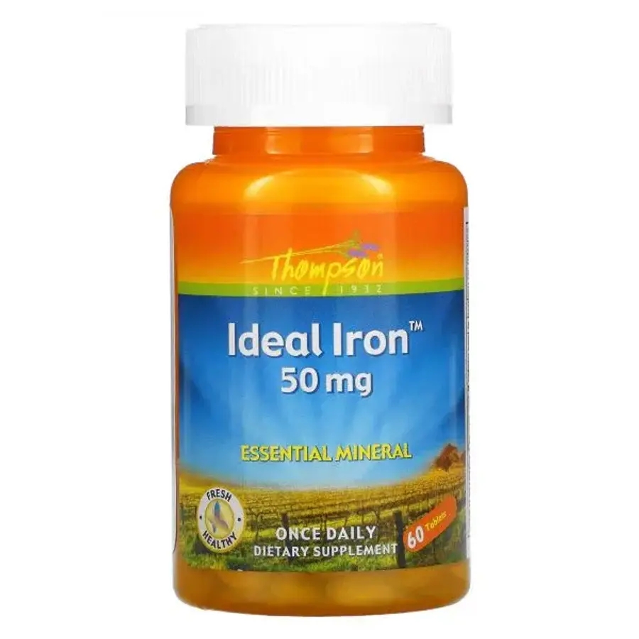 톰슨 Ideal 철분 아이언 <b>Iron 50mg</b> 60정