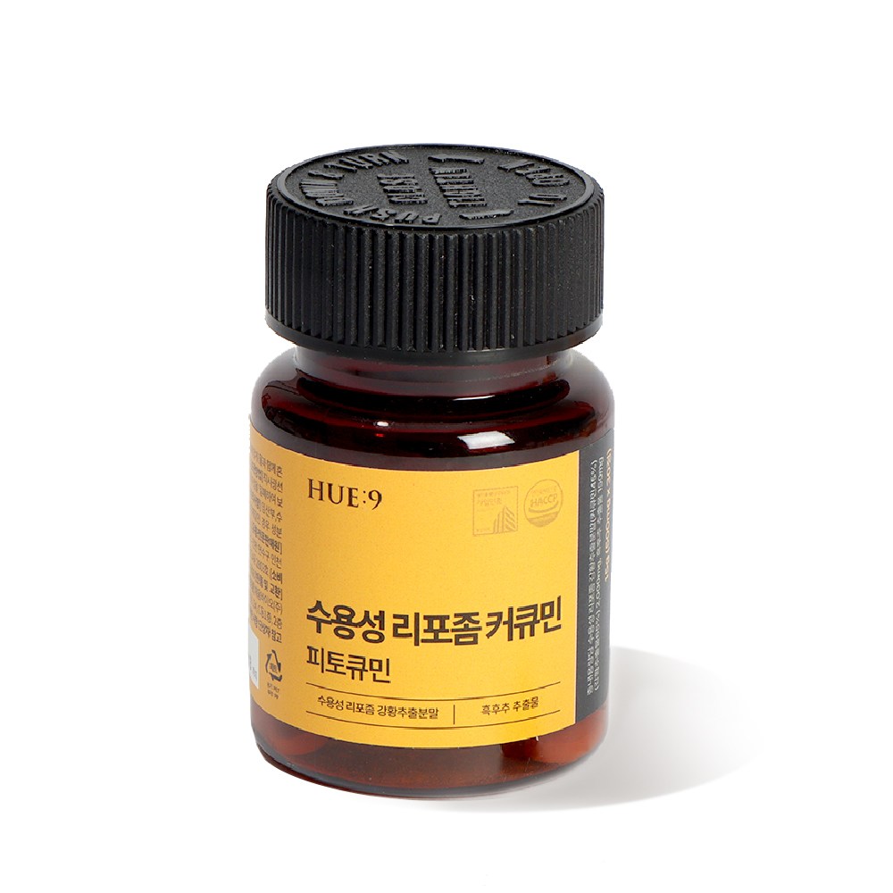 휴나인 수용성 리포좀 <b>커큐민</b> 피토큐민 500mg x 30정, 2개