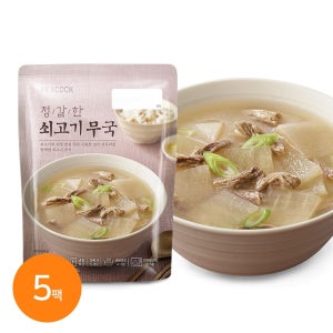 [롯데백화점] 신세계푸드 피코크 정갈한 소고기무국 500g X 5팩 LE1217985152