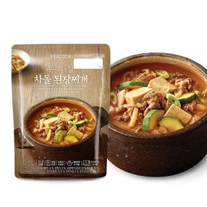 [롯데백화점] 신세계푸드 피코크 우리집 차돌된장찌개500g X 5팩 LE1217985083