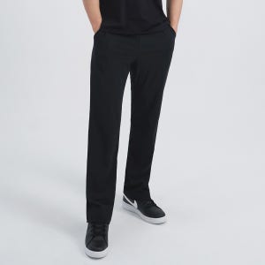 중독 정장 세미 링클프리 와이드 팬츠 블랙 정장바지