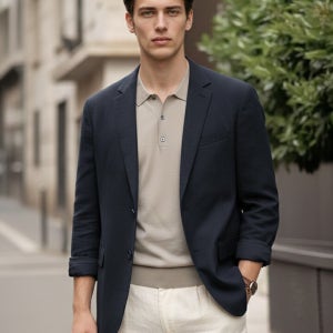 에디션 시어서커 캐주얼 자켓 (NEE2KG1955)