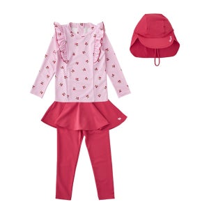 러플 체리 올오버 수영복SET (26940-621-51)