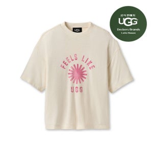 [롯데백화점] 어그 공식 [WOMEN] 로고 그래픽 티셔츠 (필스 라이크 어그 티) 1666130505 LE1221087956