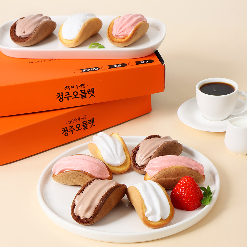 맘스케이크 청주오믈렛 아침한끼 간식대용 총