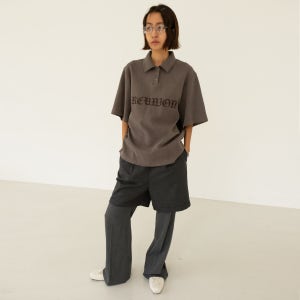 [에스이오] REUNION POLO T-SHIRT KHAKI GRAY
