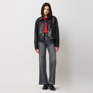 [시슬리]2025 SPRING 천연 양가죽 자켓 SALE70511BK