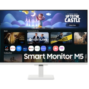 삼성전자 2025 스마트모니터 M5 M50F FHD 웜 화이트 (LS32FM503) LS32FM503EKXKR