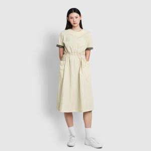 [자주] 여 사각사각 스트링 원피스 - 베이지 (J136201065)