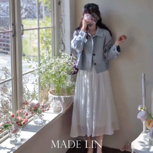 [베스트특가 1만3천원할인]MADE LIN앤유 탄탄핏 소매비조 숏바바리 코트[size:F(55~66)]