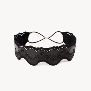 [라코하] 페이크 레더 레이스 헤어밴드 RA_HB23