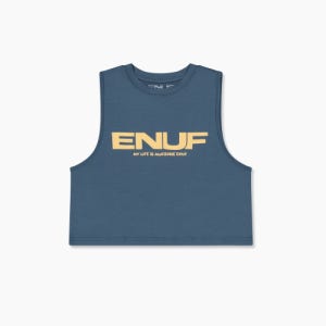 [이너프] Love The Moment 징크그레이 민소매크롭 enuf