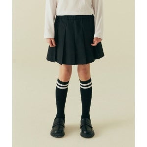 무신사 스탠다드 키즈 스커트 치마 원피스 밴딩 플리츠 [블랙]