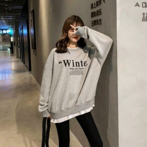 친절한탄씨 여성 기모 맨투맨티셔츠 레이어드 여자맨투맨티 맨투맨티셔츠 맨투맨티 여성맨투맨티