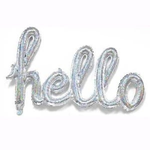 hello 호일풍선 (홀로그램) 사무용품