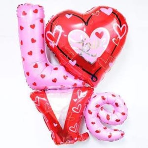 LOVE 호일풍선 사무용품