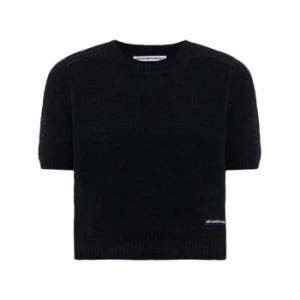 알렉산더왕 왕 탑 블랙 크롭 티셔츠 152767921