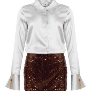 엘리자베타 프렌치 25FW 엘리자베타프랜치 숏팬츠 AB88257E2EQ2 Bronze