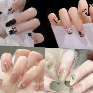 홈 네일아트 젤 스티커 패치 손톱 발톱 꾸미기 데일리 파티 웨딩 셀프 뷰티 케어