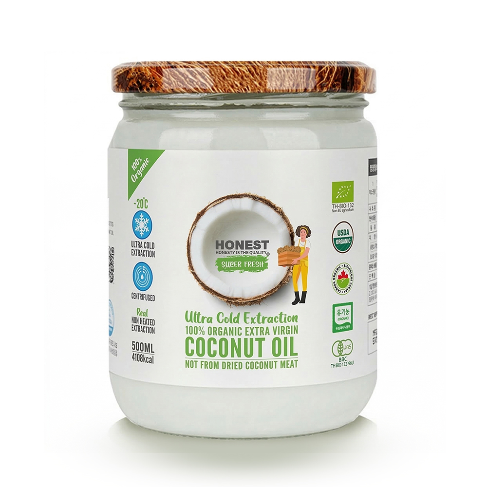 어니스트 유기농 엑스트라버진 <b>코코넛오일</b> 500ml, 1개
