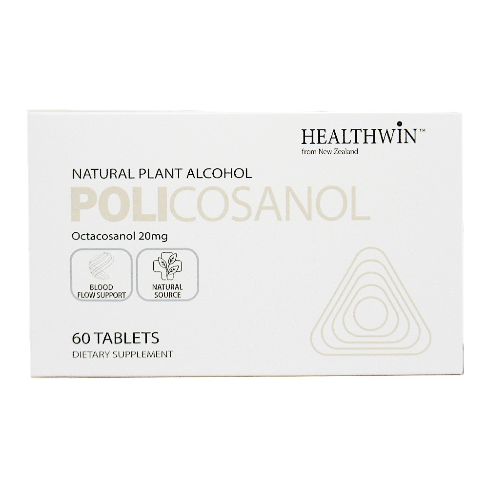 뉴질랜드 <b>헬스윈</b> 폴리코사놀 <b>옥타코사놀</b> 20mg  6개  60정