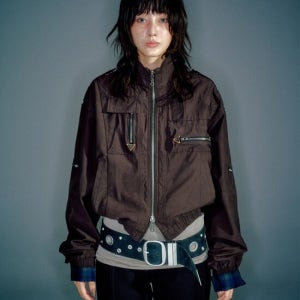 베이컨트 아카이브 Women Zaka Bomber Jacket Brown