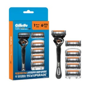 질레트 프로글라이드 매뉴얼 핸들+6입날