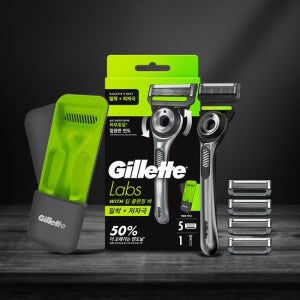 질레트 랩스 여행용 핸들+5입날+케이스 세트