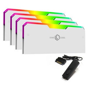 LEADCOOL RH-1 EVO ARGB 메모리 방열판 화이트 KIT (컨트롤러/4팩)