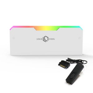 LEADCOOL RH-1 EVO ARGB 메모리 방열판 화이트 KIT (컨트롤러/1팩)