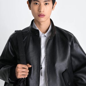 [라벨 아카이브] Paz 90s cow leather blouson black