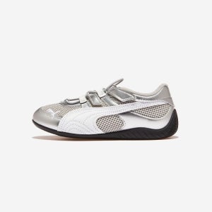 푸마 스피드캣 고 벨크로 프리스쿨 Silver White Black 국내매장