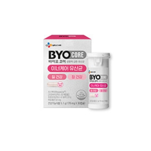 바이오코어 이너<b>케어 유산균</b>  170mg x 30캡슐, 2개