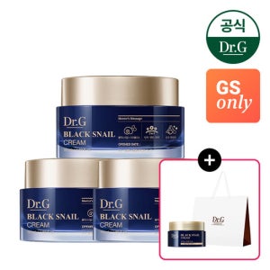 [GS단독]닥터지 블랙 스네일 크림 50ml 3개 (증)블랙 스네일 크림 15ml+닥터지 쇼핑백(중)