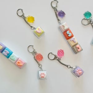 키보드키링 키캡 스위치 이니셜 커스텀 MBTI키링, 에이미인