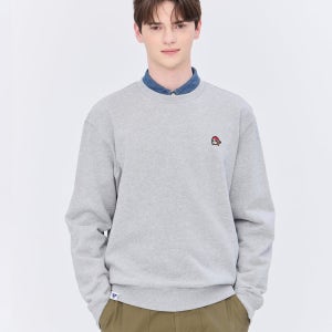 [피즈] [HAZZYS PHIZ] 그레이 스몰로고 맨투맨 SPTS6E101G2