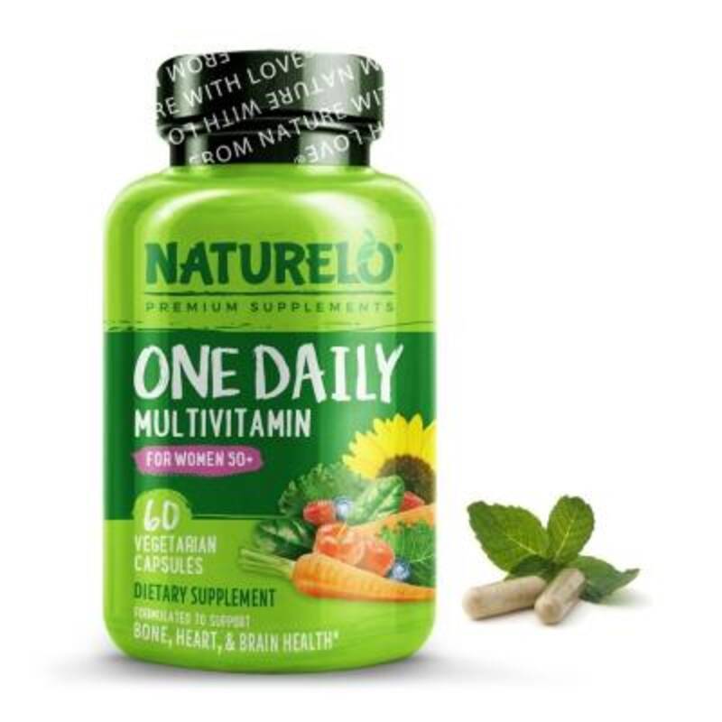 Naturelo 내추렐로 <b>원 데일리 멀티비타민 포 우먼 50</b>+ 60 베지캡슐