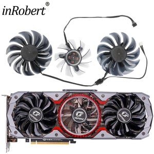 다채로운 iGame GeForce RTX 2080 Ti Advanced 2070 SUPER 2060 그래픽 비디오 카드 PVA080E12R 용 새 90MM 쿨러 팬 교체