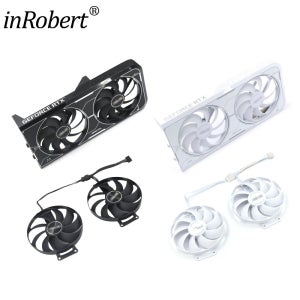 R ​ ASUS DUAL RTX 3060 Ti / 3070 SI 교체용 그래픽 카드 팬(케이스 포함)용 TX3060Ti RTX3070 CF9010U12D 비디오 카드 팬