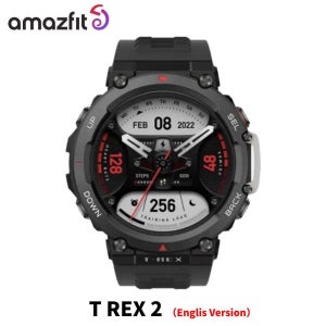 Amazfit T-Rex 2 영어 버전 아웃도어 GPS 스마트워치 150+ 내장 스포츠 모드 안드로이드 iOS 호환