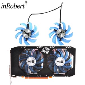 새로운 85mm FDC10U12S9-C 4핀 RX480 GPU 쿨러 팬 (HIS RX 470 IceQ X2 Turbo 4GB, RX 470 IceQ X2 OC 4GB, RX474,