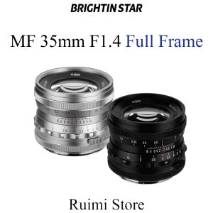 브라이트인 스타 35mm F1.4 풀프레임 수동 초점 프라임 렌즈(미러리스 카메라용)