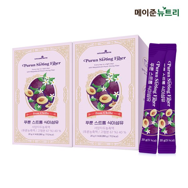 <b>메이준생활건강</b> 건강식품관 푸룬 스트롱 식이섬유 2박스 (28포)